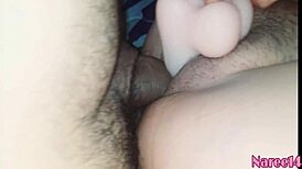 Latina Amateurs Using Huge Realistic Dildo Deeply