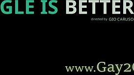 luxury gay lovers at the gym, muscular bodybuilder sucking big monster cock