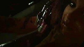 judy and johnny silverhand sneak into a hidden 3d sex scene with monster cocks and squirting