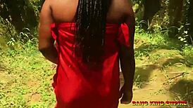 OMG! Ebony Teen 18+ Housewife Bangs Reverend Father!