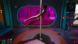 judy and johnny silverhand sneak into a hidden 3d sex scene with monster cocks and squirting