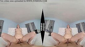 rebecca vanguard lays back for missionary with her hairy pussy on display.