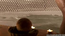 Amazing blonde seduces with blowjob and assfucking