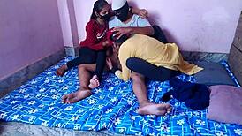 Fucking Friend's Girlfriend in Threesome with Hindi Voice