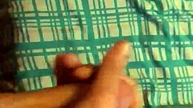 young british twink masturbates to cumshot after gay porn