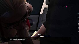 Aby, suck Alex's cock in the car and swallow every drop?