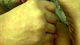 I'm sucking my wife's toes as she jerks me off