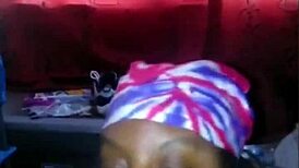 Sloppy blowjob and deepthroat on big black cock in Atlanta POV