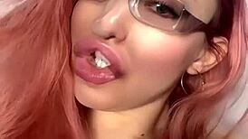 Happy valentines day, loser. now follow my jerk off instructions as your goddess in glasses.