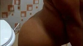 real africans - amateur couple doggystyle pounding after shower