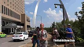 i'm the nastiest freak with ms freak nasty and nasty habib, loving that ghetto vibe