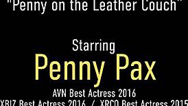 Stockings-clad ginger penny pax desires your pecker during masturbation