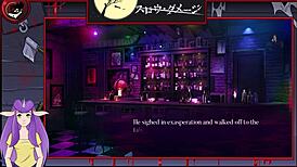 Muscular bodybuilder dominates big tits in hentai