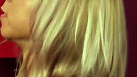 foxy looker swallows cum in pov blowbang with handjob and facial... 😏💦