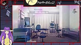 Muscular bodybuilder dominates big tits in hentai