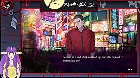 Muscular bodybuilder dominates big tits in hentai