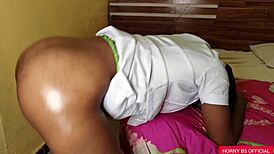 nurse tempts patient's big black cock