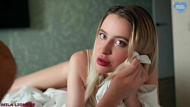 Stepmom Barges In, Stares at My Cock, This Slut Cums Twice