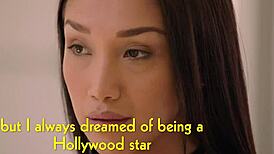 Latin Babe's Ass Gaping in Doggy