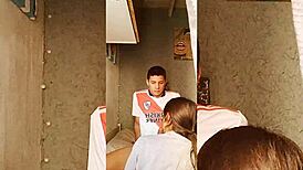 River Plate player fucks big-ass latina babe