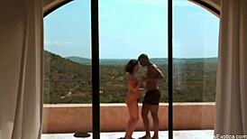 ebony couple dives into sensual lessons on loving each other