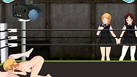 princess of the ring battle, nina vs karin in wild anime catfight. who dominates tonight?