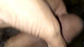 gay husband indulging in silky handjob with wife reshmi shalwar's monster cock