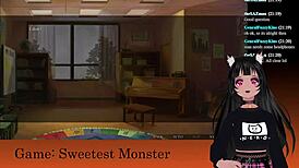 i'm lewdneko playing sweetest monster part 2, its so fun!