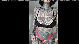 melody radford's sexy dance is so hot, petite and tattooed 😍