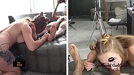 Hardcore Interracial Audition With Canadian Blonde Gigi Jax And Deepthroat Action