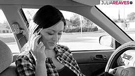 Pretty girlfriends share intimate moments in lesbian video