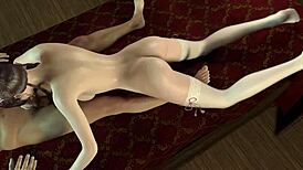 omg, 3d japanese cosplay slut cheats with huge cock! 😍