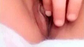 Chinese Babe Masturbates Hard in Solo Session