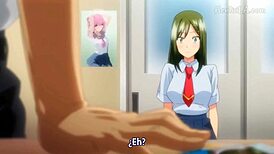 tsundero anime character in group orgy hardcore action