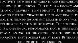 Busty brunette step sister Sarah Bella takes step brother's cock hard, cum on her big natural tits