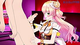 Shishiro Botan And Momo Suzu Nene Engage In Intense Hentai Sex With Big Tits And Creampie In 3D Cartoon Animation