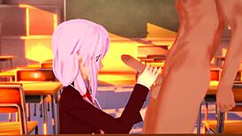 hey, check out inori yuzuriha getting creampied in guilty crown hentai