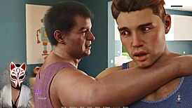 anime game hentai booty grab in scent 3