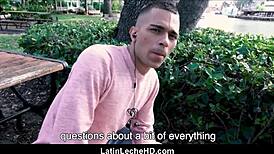 Straight spanish latino twink sex with gay stranger for cash pov