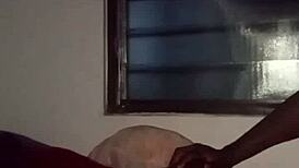 horny slut bent over for rough quickie pussy pounding