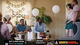 Accidental Gangbang - Hot Casey Calvert Gets Pounded Hard by Group to Kill Boredom