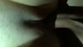 Amateur couple does creampie in doggystyle and riding