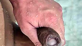 Young Amateur Cums Deliciously In Shower