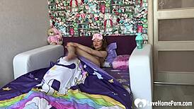 I Love Morning Masturbation In Bed Fingering Pussy To Orgasm