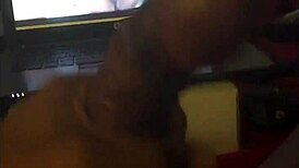 Marcopolos Jerking Off His Big Black Cock Alone At Home