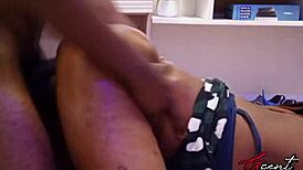 i bent my girlfriend over for wet pussy doggystyle with big black cock in tight hole