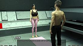 stranded in space 91, stretchin out with big boobs milf