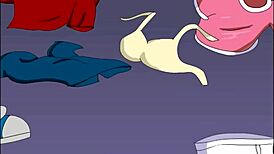 Steve bangs Meg and Lois in hot cartoon action