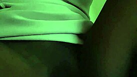 Black beauty gets double penetration with golden shower