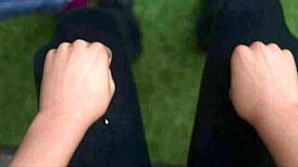 Milfy City gameplay part 8 with outdoor titty fuck action